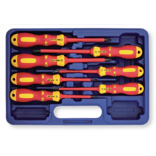 Set VDE Taglio/PH/PZ 7pz cass.plastica