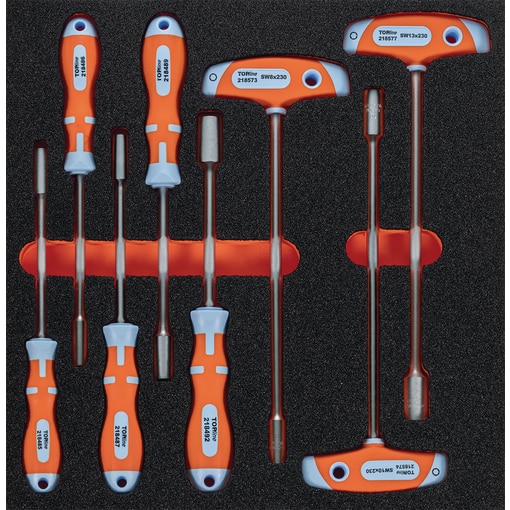 Modul T-håndtak Pipetrekkere, 6-13mm 8 deler