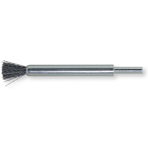 Brosse pinceau à poils crêpés en acier