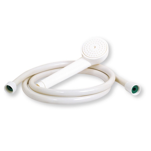 Kit douche basique avec douchette et flexible PVC longueur 1.50