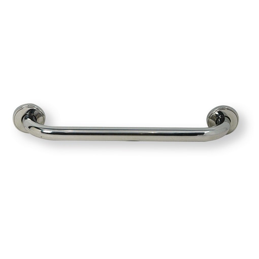 Barre de maintien PMR inox poli Ø 32 mm longueur 0.45 m