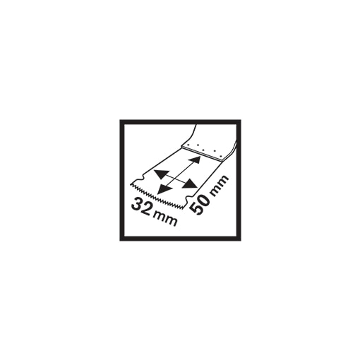 Starlock COMBIline Invalzaagblad Bimetaal 32x50 mm  COMBIline