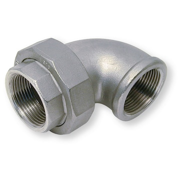 Threaded elbow connectors