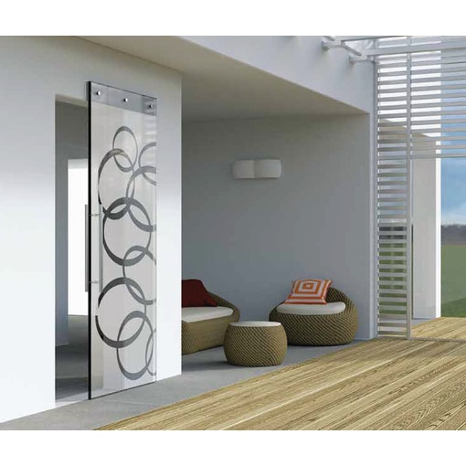 Kit scorrevoli MAGIC vetro borchie 1800