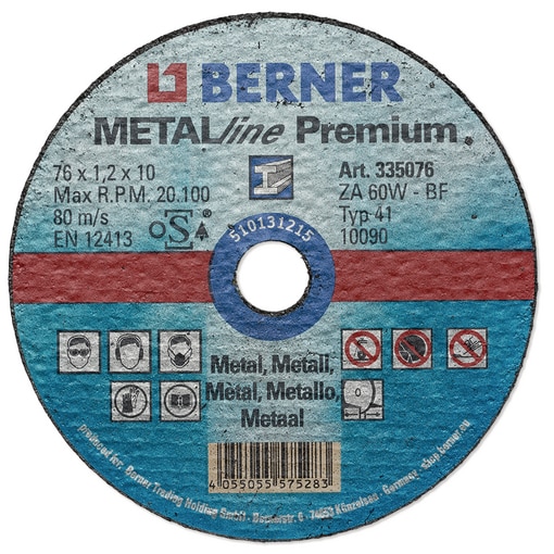 Rezný kotúč METALline PREMIUM Ø 75x1,2x10 mm