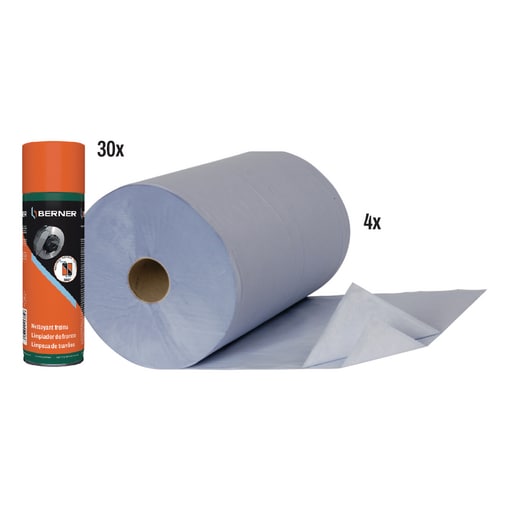 Papir za čišćenje i čistač kočnica-Paket