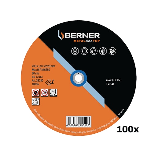 100er-Pack Trennscheiben INOXline Ø 125 mm