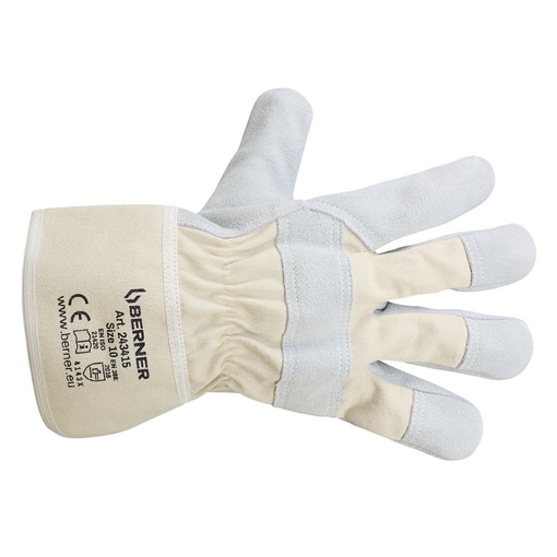 Working glove cow split leather Premium