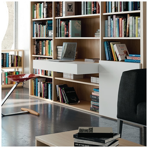 Coulisses de table à rallonge et relevable Oplà Folding +39  Anodisé inox