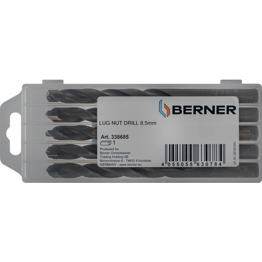 SET 5 DRILLS LOCKING LUG NUT