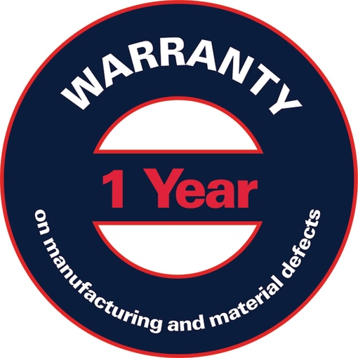 Warranty 1 year