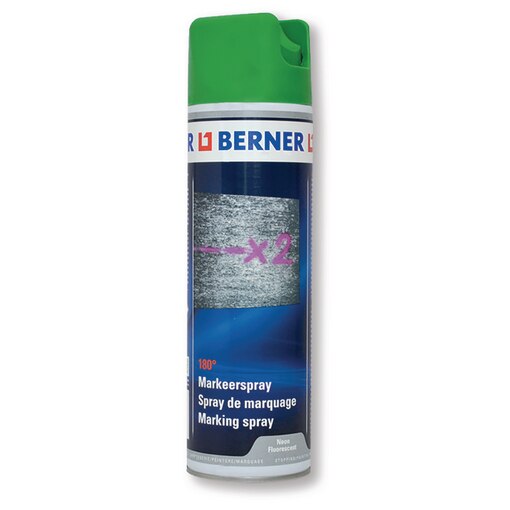 Spray de marquage vert 180° fluorescentes