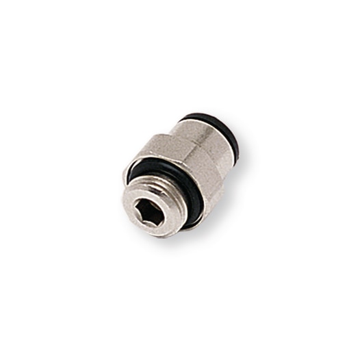 Piquage droit mâle BSP cylindrique joint d'étanchéité NBR D3xM5x0,8