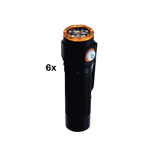 6er-Pack Taschenlampe Mini 2.000