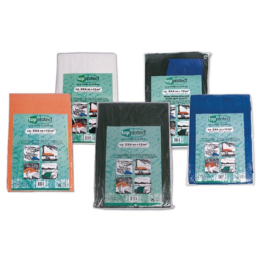 Bâche de protection 150g verte 10 x 12 m