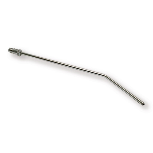 Embout soufflette coudé long 292 mm filetage mâle M12x1,25 mm