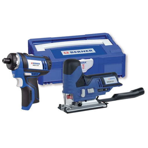 Cordless Screwdriver BACS-1 12 V &Cordless Jig Saw BACJS 12 V, in BC+