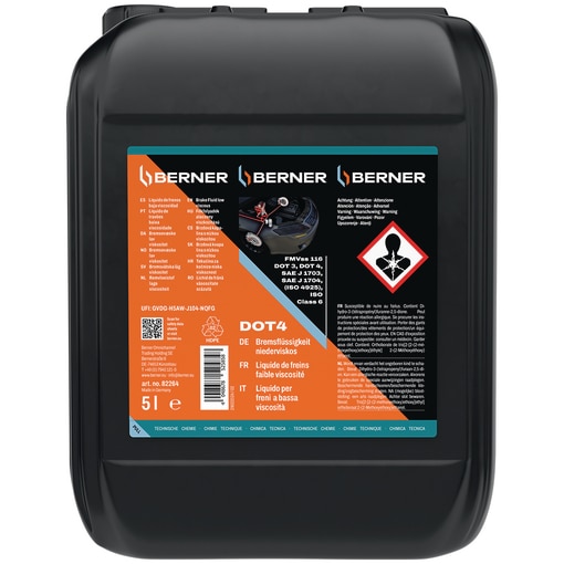 Brake Fluid DOT4 low-viscous 5L