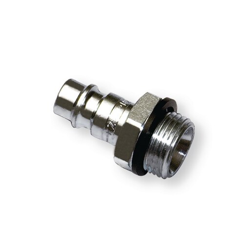 Embout mâle acier pour profil européen DN 7,2 BSP cylindrique 1/4