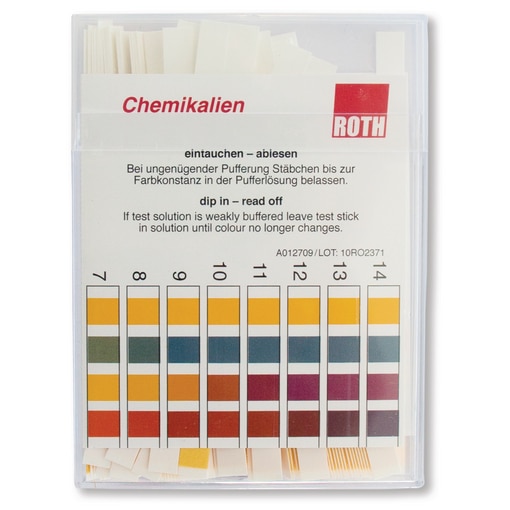 pH indicator sticks 0-14 