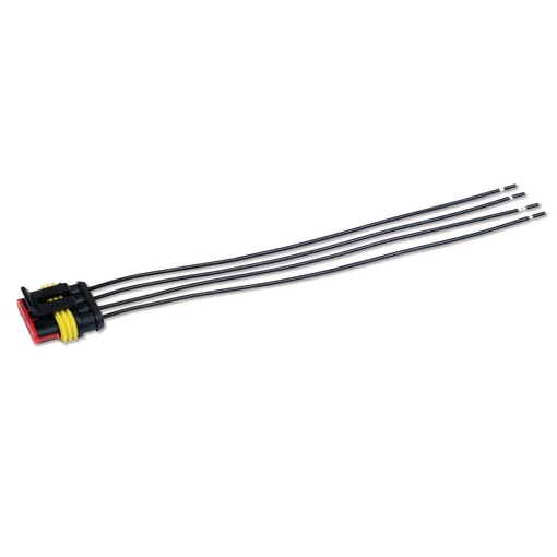 Buchsengehäuse 4-polig vorverdrahtet mit 1,5 mm Kabel