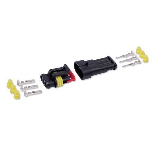 Reparatieset connectoren Superseal AMP 1.5 female+male 3-polig