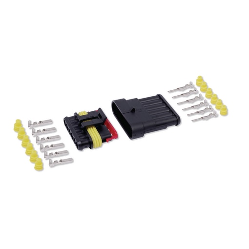 Kit conector estanque 6V 1,5mm