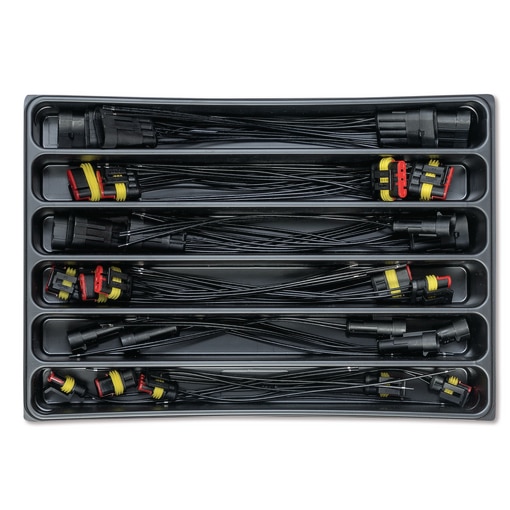 Assortiment Superseal AMP 1.5 connecteurs mâles&femelles pré-câblés 20 cm