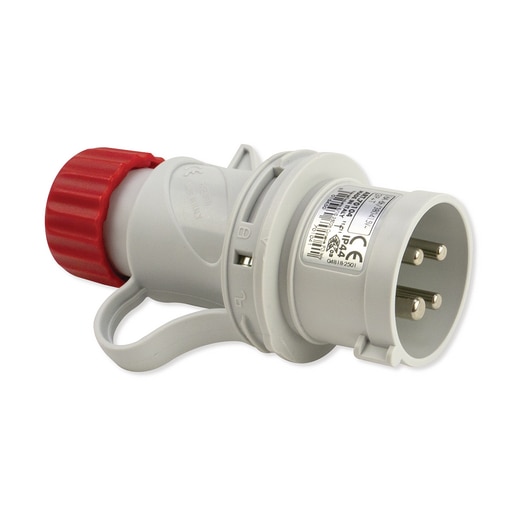 Spina volante 3P+T 400V 16A IP 44