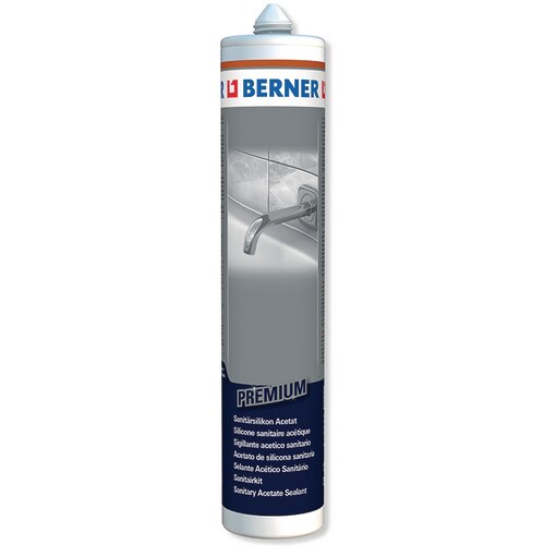 Silicone acétique sanitaire premium noir RAL 9005 