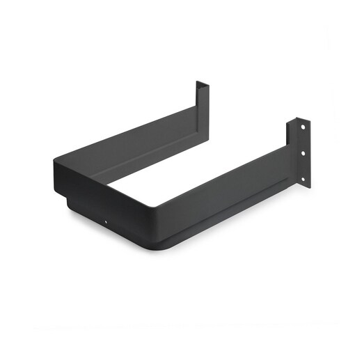 Salva sifone rettangolare sottile per cassetto, Plastica grigio antracite