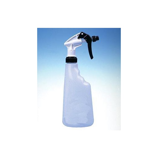 Fine mist plastic spray bottle