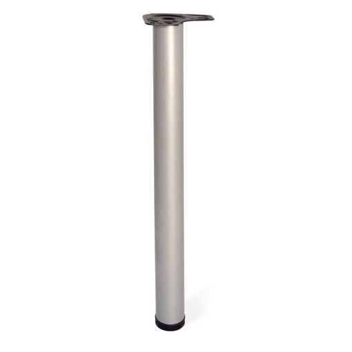Pied 60 couleur alu haut. 738 mm