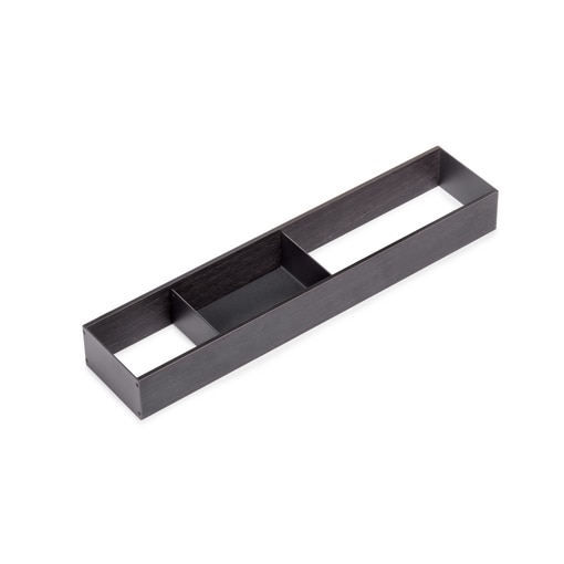 Emuca Organisateur Orderbox pour tiroir, 100x470 nn, Gris anthracite