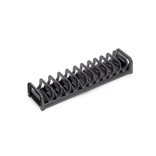Emuca Support de plaque Orderbox pour tiroir, 120x470 mm, Gris anthracite
