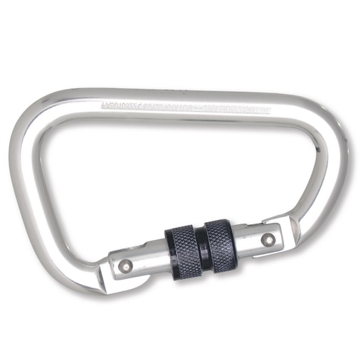 CARABINER ALU SCREW-LOCKING