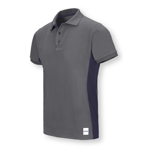 110147 POLO PRO GRIS AZUL