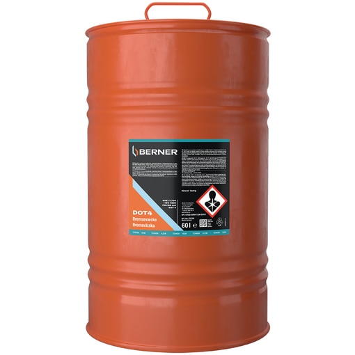 BRAKE FLUID DOT 4 60 LITER