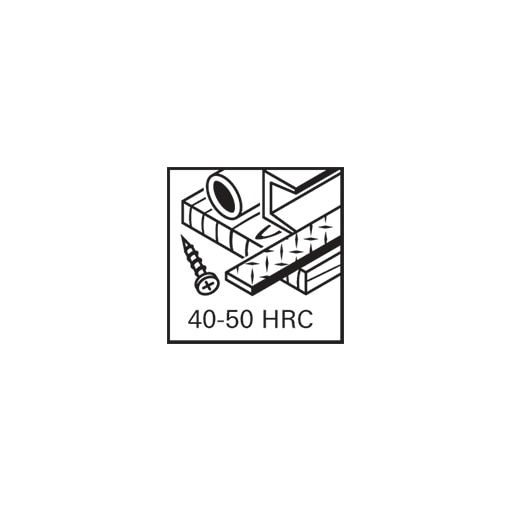 Pictogram saw blade 40-50HRC