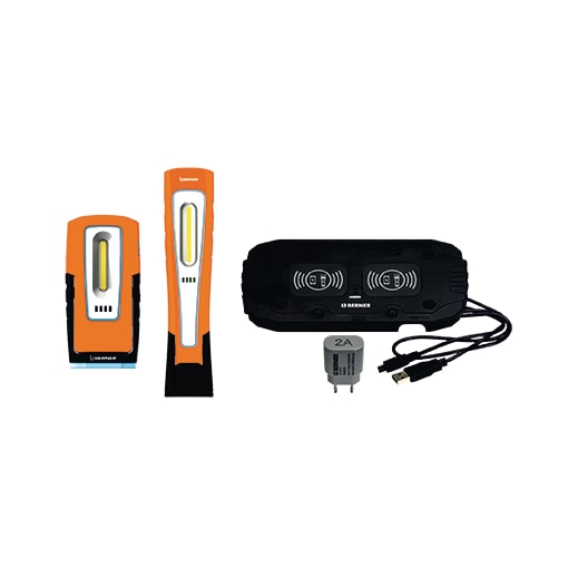 Paket Pocket Delux und X-Lux Wireless mit Induktionsladepad Duo