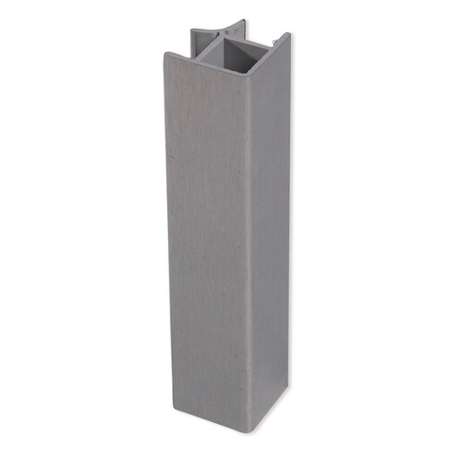 Angles de 90° Plasline haut. 150 mm anodisé satiné