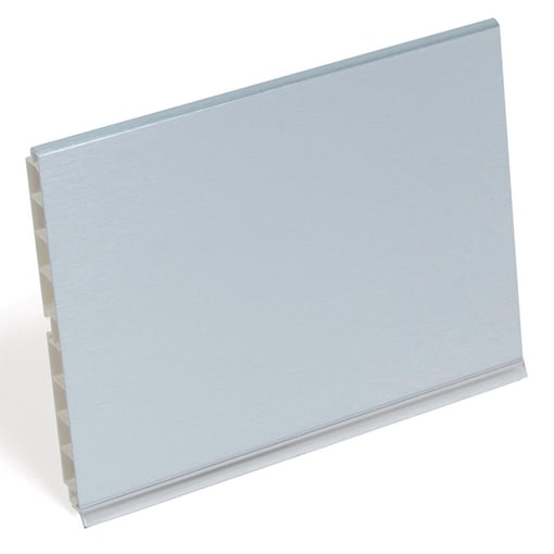 Plinthe Plasline haut.150 mm long. 4 m anodisé satiné