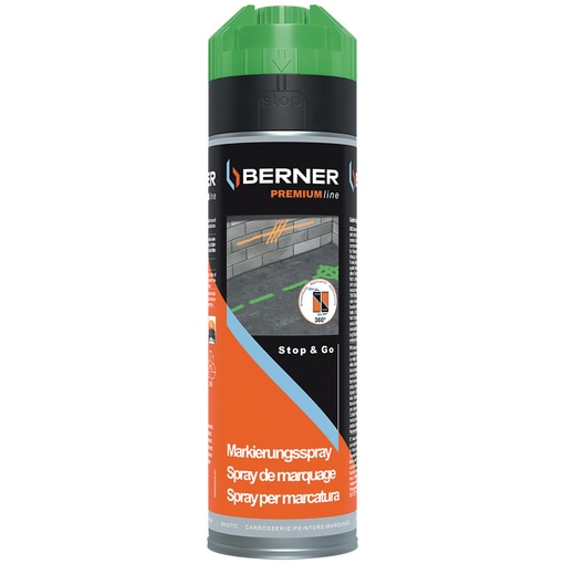 MARKINGSPRAY PREM GREEN 500ML