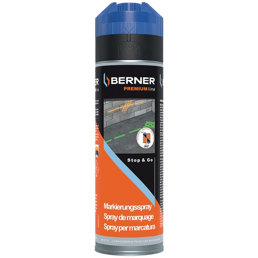 MARKINGSPRAY PREM BLUE 500ML