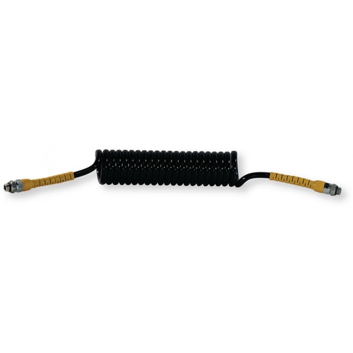 Luftbremsspiral PU-S svart/gul