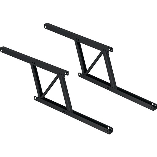 Emuca Compas relevable table basse 192mm, Peint en noir