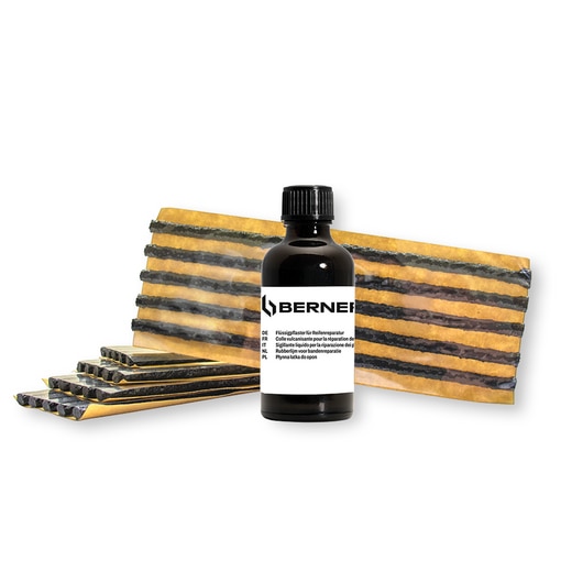 Schnur, schwarz Pkw, inkl. Flüssigpflaster 50 ml