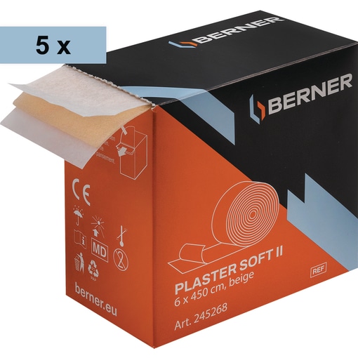 5 Boxen Pflaster Soft 6 x 450 cm