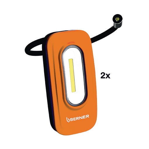 2er-Pack 2-in-1 Taschenlampe Flex