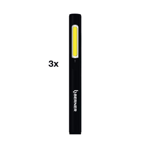 3er-Pack Pen Light Alu Slim